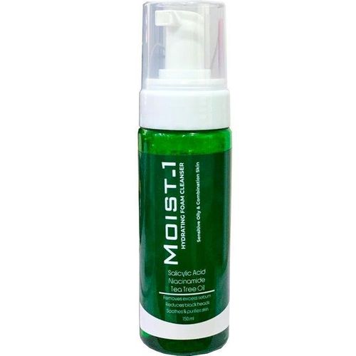 Moist-1 مويست-1 غسول فوم للبشرة بحمض الساليسيليك وشجرة الشاي – 150 مل