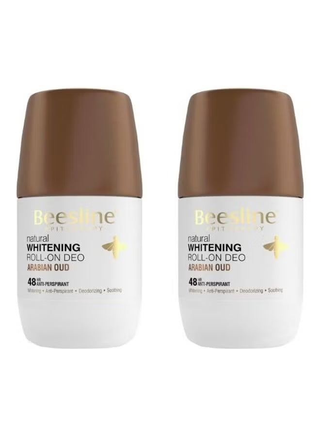 Beesline مزيل عرق رول أون مفتح برائحة العود العربي – عرض 1+1