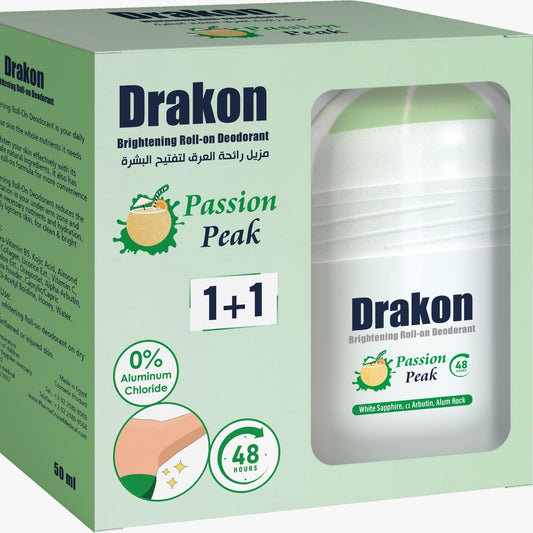 Drakon مزيل عرق رول أون مفتح – قطعة + قطعة هدية