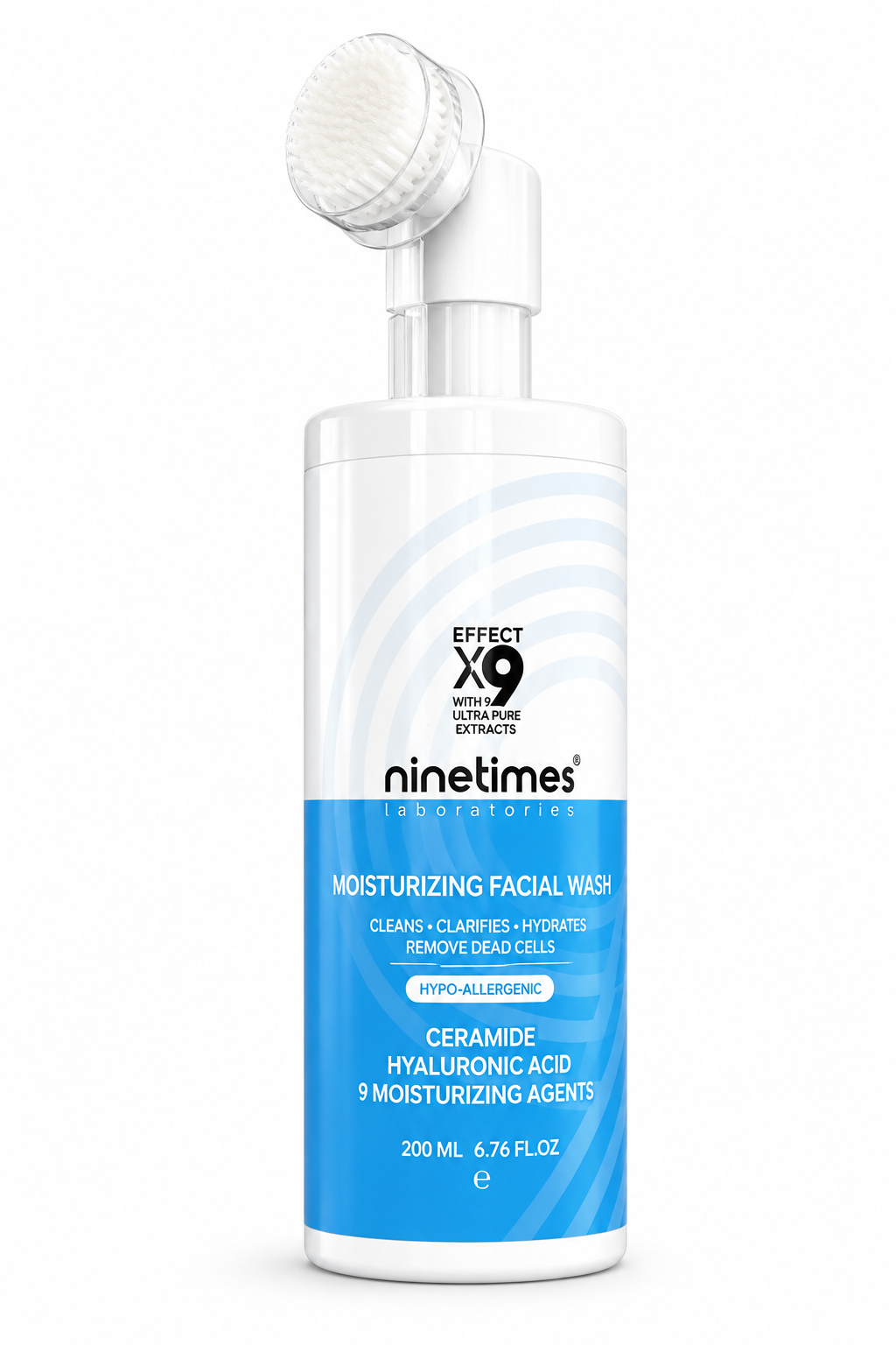 ناين تايمز غسول مرطب للبشرة الجافة - Ninetimes Moisturizing Facial Wash - 200 مل