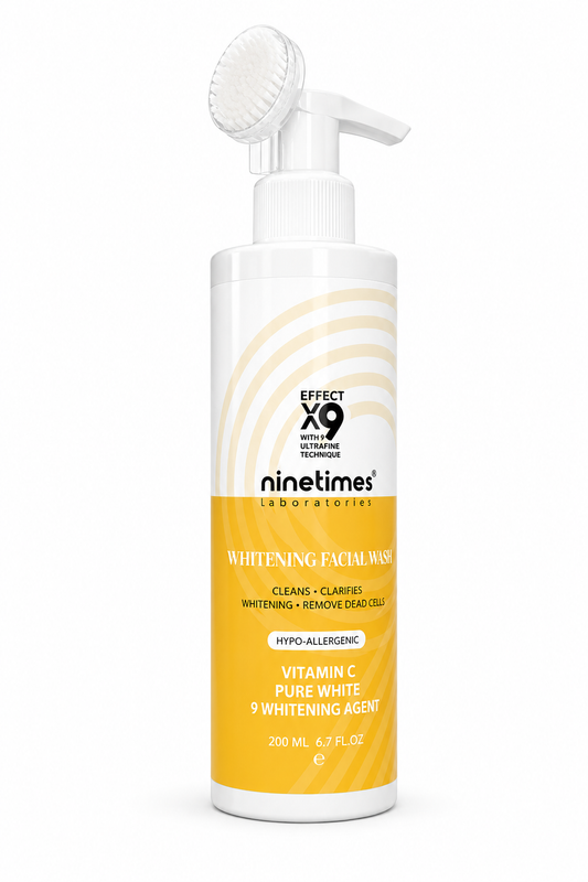 ناين تايمز غسول مبيّض بفيتامين سي - Ninetimes Whitening Facial Wash - 200 مل