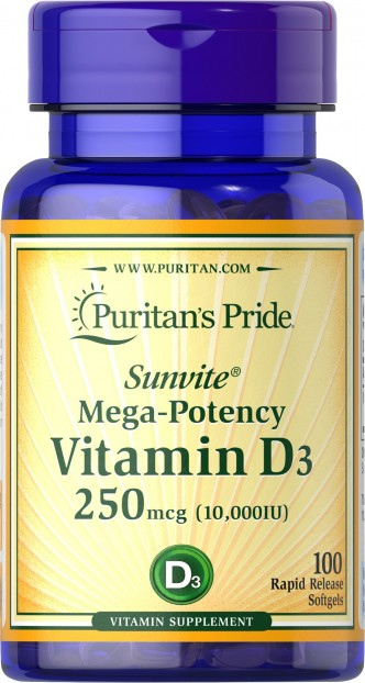 puritan's pride vitamin d3 10000 iu 100 caps